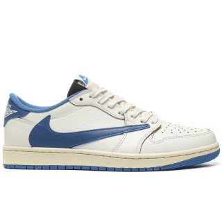 TBkicks Travis Scott Air Jordan 1 Fragment 2.0 "Military Blue"