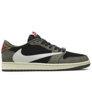 TBkicks Travis Scott Air Jordan 1 Low OG  Black Olive