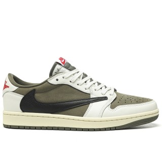 TBkicks Travis Scott Air Jordan 1  Low OG "Medium Olive"