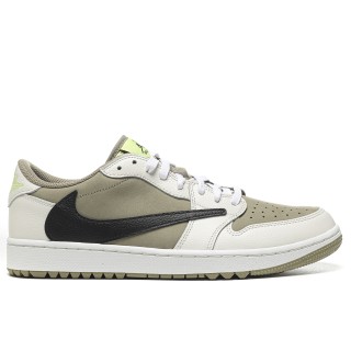 TBkicks Travis Scott Air Jordan 1 Retro Low Golf Travis Scott Neutral Olive