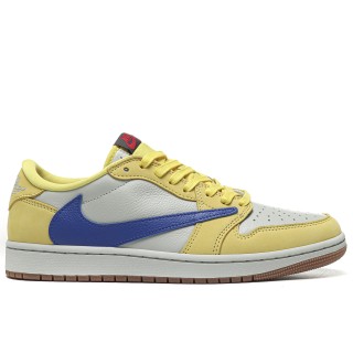 TBkicks Travis Scott Air Jordan 1 Retro Low OG SP Canary